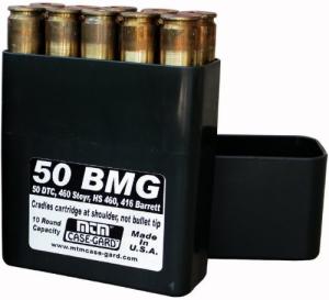 MTM Bmg10-40 50 Bmg Slip-top Ammo Box, 10-round, Polypropylene, Black. Free Deli 
