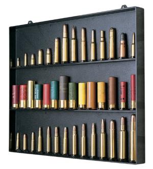 MTM Shooting Accessories Cartridge Collection Display Board Space For 42 Black CBD140