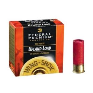 Federal Premium Wing-Shok High Velocity Upland Load Shotshells - 12 gauge - 6 - 2-3 4" - Standard Hunting Load P128 6