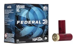 Federal Top Gun Target, 2 3/4" Shell, 1 oz., 12 Gauge Shotshells, 25 Rounds