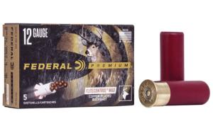 Federal Premium Vital-Shok Shotshells 12 ga 2-3/4" 9 plts 1325 fps #00 5/ct 