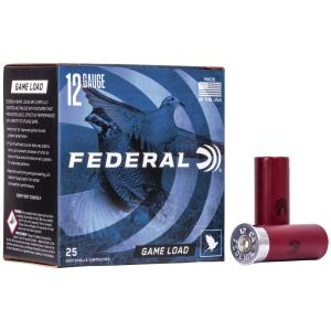 Federal Game Load Upland 12 Gauge 8 Shot - 12 Gauge 2-3/4" 1 Oz #8 Shot 25/Box 029465025878