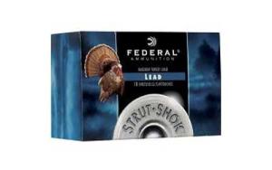 Federal Strut-Shok Turkey Load 12 Gauge 3" Ammo - 12 Gauge 3" 1-7/8 Oz #4 Shot 10/Box