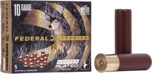 Federal Premium Vital-shok Buckshot 10 Ga, 3-1/2 In, 00b, 18 Pellets, 1100 Fps, 5 Rounds