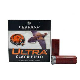 Federal 12GA 5 ULTRA CLAY & FIELD SHOTSHELL AMMUNITION 2.75" SHOT SIZE 7.5 (25RDS) - UC12SI 7.5