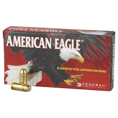 Federal Premium American Eagle Handgun 327 Federal Magnum 85 Grain Jacketed Soft Point Brass Caed Centerfire Pistol Ammunition 50 Rounds AE327A