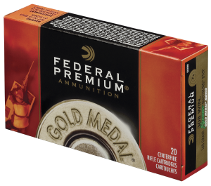 Federal Premium Gold Medal Sierra MatchKing Rifle Ammunition .338 Lapua Mag 300 gr BTHP 2580 fps - 20/box GM338LM2