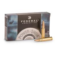 Federal Power-Shok Rifle Ammunition .222 Rem 50 gr SP 3140 fps - 20/box 222A