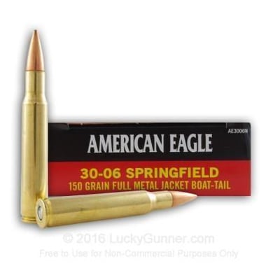 30-06 Springfield Federal 150 FMJ BT AE3006N