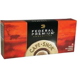 Federal Cape-Shok .470 Nitro Express Ammo Woodleigh Weldcore SP Bullet 500 Grain 2150 fps 20 Rounds