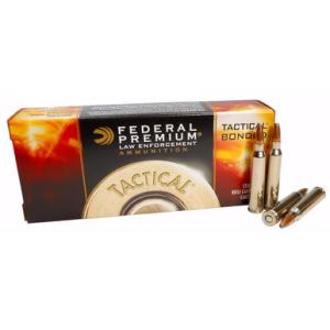 Federal Tactical Bonded .223 Rem Ammo 10 Rounds 62 Grain Soft Point 2716 fps 