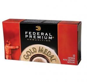 Federal Premium Gold Medal Match Ammunition 45 ACP 230 Grain Full Metal Jacket Box of 50 GM45A