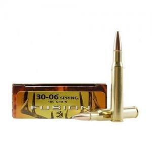 Federal Fusion Ammo 30-06 Springfield 180gr Bonded Bt - 30-06 Springfield 180gr Bonded Bt 20/Box F3006FS3