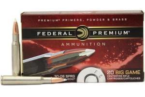 30-06 Spr Federal 165 Nosler Accubond P3006A2