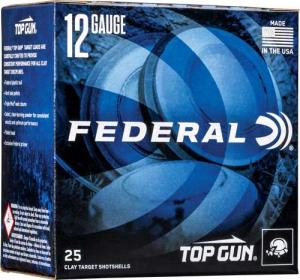 Federal Top Gun Ammunition 12 Gauge 2-3/4" 1-1/8 oz #8 Shot Case of 250 (10 Boxes of 25) 