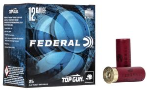 Federal Top Gun Ammunition 12 Gauge 2-3/4" 1oz #7-1/2 Shot Case of 250 (10 Boxes of 25) 