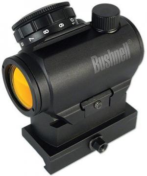 Bushnell AR Optics 1x25mm TRS-25 HiRise, 3 MOA Red Dot Sight, w/ Mount