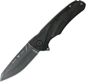 Buck Sprint Ops Tanto Knife 3" Blade Black Micarta Handle