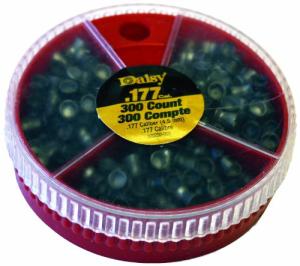 Daisy Outdoor Products, Pellets.177 Caliber, 7.29 Grains, (100 Flat, 100 Pointed, and 100 Hollow Point) 997781-706