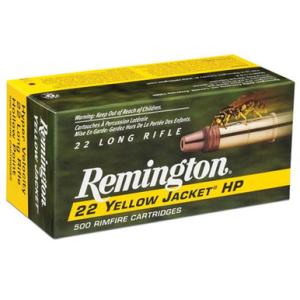 Remington 22 Yellow Jacket, .22LR, Hollow Point, 33 Grain, 500 rds.