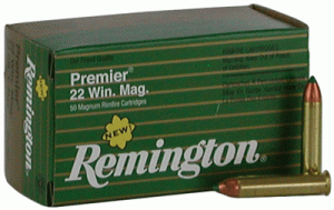 Remington Premier Rimfire Ammunition .22 WMR 33 gr. ATV 2000 fps 50/ct 