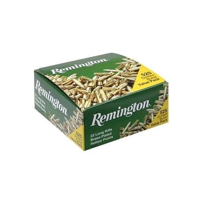 Remington 22 Golden Bullet .22 Long Rifle 36 Grain Plated Hollow Point Brass Cased Rimfire Ammo 525 Rounds 21250 250200773