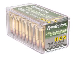 Remington Premier Gold Box 17 Hmr 17gr Accutip-V - 17 Hmr 17gr Accutip-V Boat Tail 40/Box PR17HM1