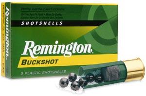 Remington Express Buckshot Ammo 12 Gauge 2-3/4" #1 Shot - 12 Gauge 2-3/4" 16 Pellets #1 Shot 5/Box 20624