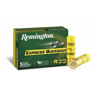 Remington Express Buckshot Ammo 20 Gauge 2-3/4" #3 Shot - 20 Gauge 2-3/4" 20 Pellets #3 Shot 5/Box 20630