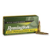 Remington High Performance Rifle .222 50 Grain Pointed Soft Point Centerfire Rifle Ammo 20 Rounds 21303