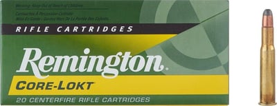 Remington Core-Lokt Ammo 30-30 Winchester 170gr Sp - 30-30 Winchester 170gr Soft Point 20/Box 27820