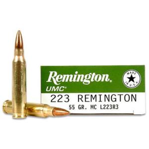Remington Ammo UMC .223 Remington FMJ 55 Grain 2759 fps 200 Rd./Box  047700067018