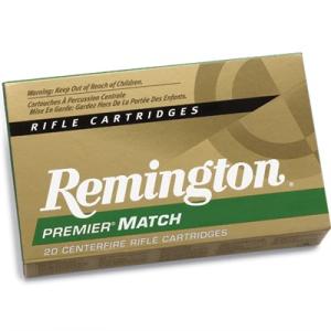 Remington Premier Match .308 Winchester 168 Grain Sierra MatchKing Boat-Tail Hollow Point Centerfire Rifle Ammo 20 Rounds 21485