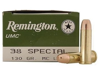 .38 Special Remington 130 MC L38S11