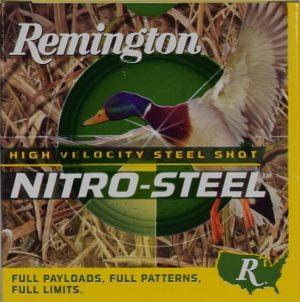 Remington Nitro-Steel High Velocity Shotshells 12ga 3" 1-1/4oz #BB 1450 fps 25/ct 