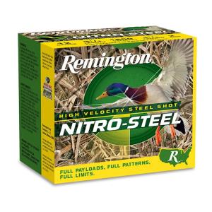 Remington Nitro-Steel High Velocity 12 Gauge 1 1/4 oz 3in 1450 ft/s #3 Centerfire Shotgun Ammo 25 Rounds 20800 20800