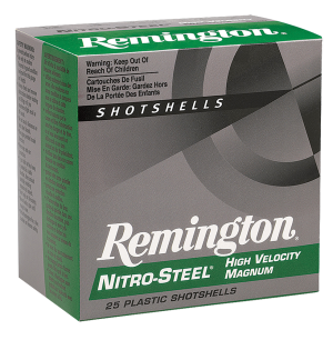 Remington Nitro-Steel High-Velocity, 12 Gauge, 3", 1 3/8 oz., 250 Rounds 047700155111