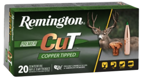 Remington Premier Cut 6.5 Creedmoor 120 gr Copper Tipped 20rds Rifle Ammo for Precision Hunting - R22334 R22334