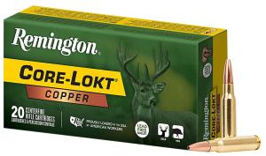 Remington .308 Winchester 150 Grain Core-Lokt Copper Hollow Point Rifle Ammo 20 Rounds R27854-20RD