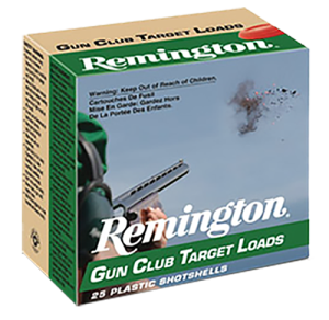 Remington Gun Club Target Ammunition 20 Gauge 2-3/4" 7/8 oz #9 Shot Case of 250 (10 Boxes of 25) 047700307213