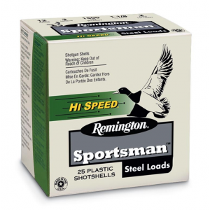 Remington Sportsman Hi-Speed Ammo 12 Gauge 3" 1-1/4 Oz #bb Steel Shot - 12 Gauge 3" 1-1/4 Oz #bb Steel Shot 25/Box 20987