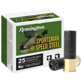 Remington Sportsman Hi-Speed Ammo 12 Gauge 3" 1-1/4 Oz #4 Steel Shot - 12 Gauge 3" 1-1/4 Oz #4 Steel Shot 25/Box 20991