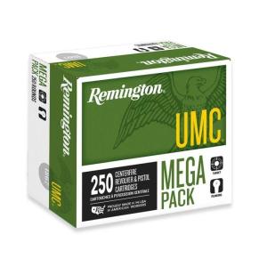 Remington UMC Handgun Ammunition Mega Pack, .40 S & W, 180-gr, FMJ, 250 Rounds 23779