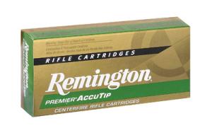 Remington Premier AccuTip Varmint Rifle Ammunition .22 Hornet 35 gr ATV 3100 fps 20/ct