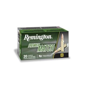 Remington Premier Match .223 69 Grain Sierra MatchKing Boat-Tail Hollow Point Centerfire Rifle Ammo 20 Rounds 27680