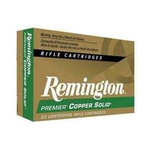 Remington Premier Copper Solid Ammo 7mm Rem Mag Lead Free 140 Grain AccuTip 3175 fps 20 Rounds