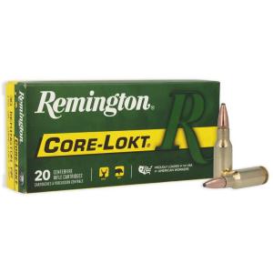 Remington Ammunition R30RAR2 Core-Lokt 30 Rem 150 gr Core-Lokt Pointed Soft Point (PSPCL) 20 Bx/ 10 Cs