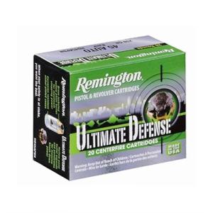 Remington Ammunition HD380BN Ultimate Defense 380 ACP 102 gr Brass Jacket Hollow Point (BJHP) 20 Bx/ 25 Cs