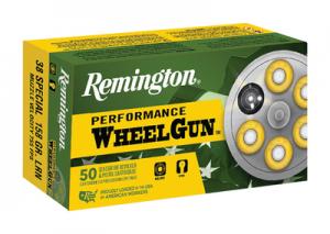 Remington Performance Wheel Gun Ammunition .38 Short Colt 125 gr LRN 730 fps 50/ct