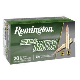 Remington Premier Match 6mm Creedmoor Ammunition 20 Rounds 115 Grain Barnes Open Tip Match Boat Tail Projectile